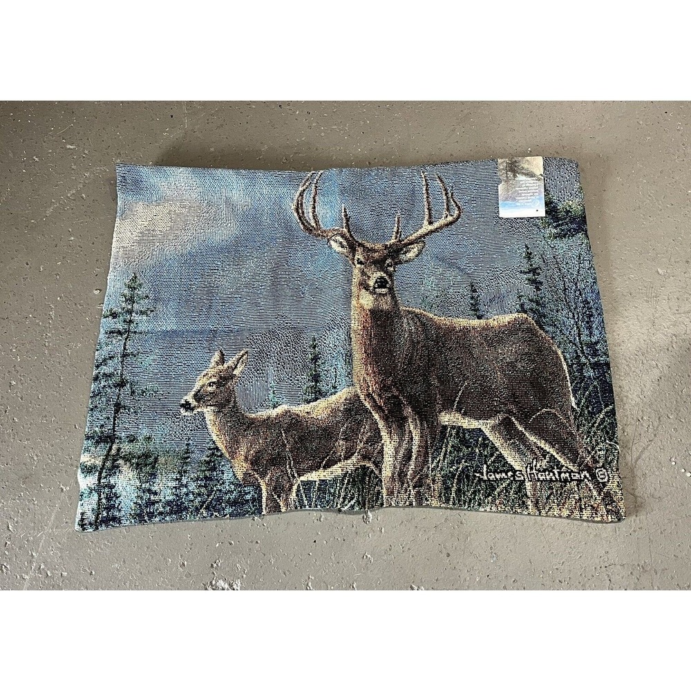 Manual Woodworkers & Weavers Buck Deer Nature Pillow Case Standard Sham